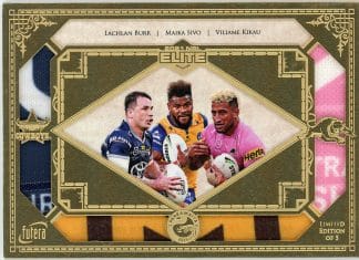 2021 NRL Elite Futera Replica 1 Of 1 Gold Card Master Set #4 - MS02 Burr, Sivo, Kikau,