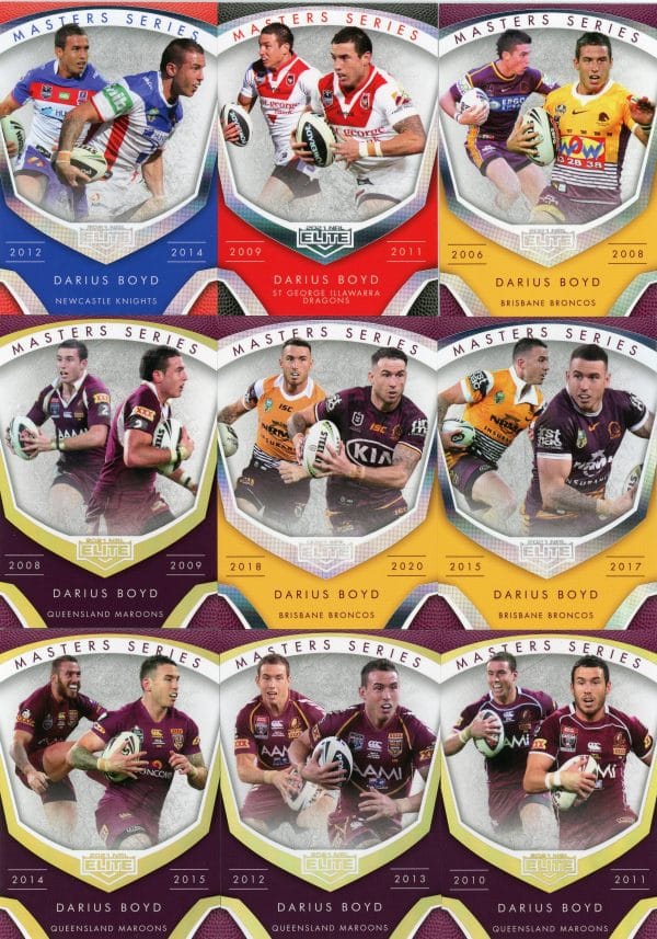 2021 NRL Elite Team Master Set #4 -  Darius Boyd - Image 2