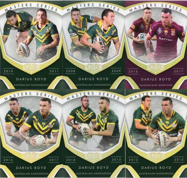 2021 NRL Elite Team Master Set #4 -  Darius Boyd - Image 3
