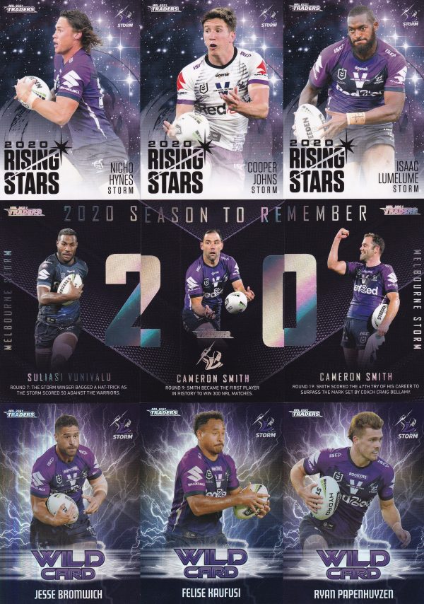 2021 NRL Traders Team Master Set #4 - Melbourne Storm - Image 4