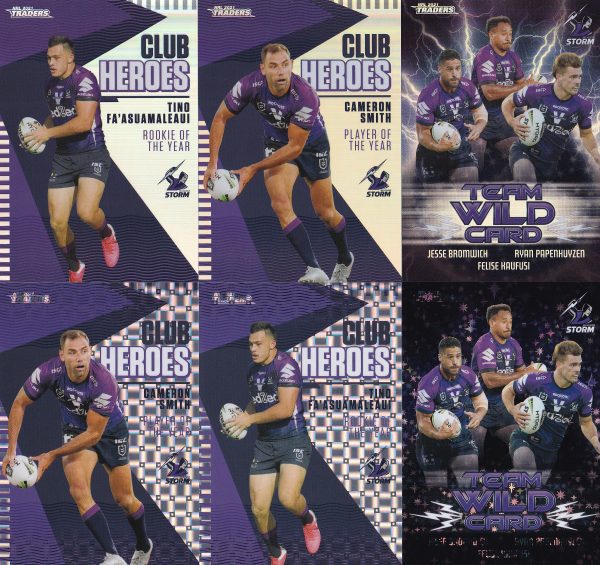 2021 NRL Traders Team Master Set #4 - Melbourne Storm - Image 5