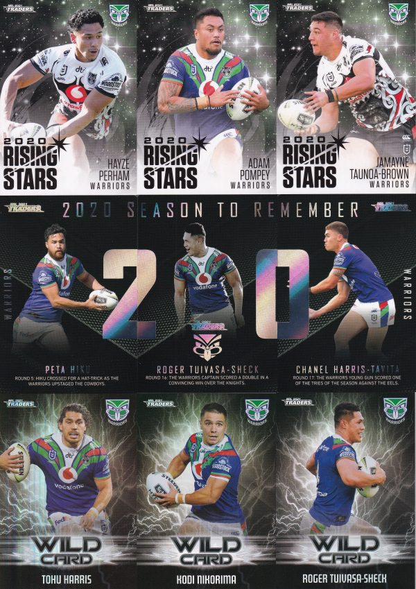 2021 NRL Traders Team Master Set #4 - Warriors - Image 4