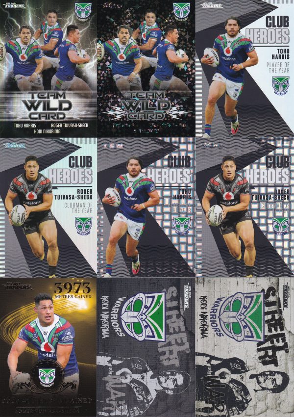 2021 NRL Traders Team Master Set #4 - Warriors - Image 5