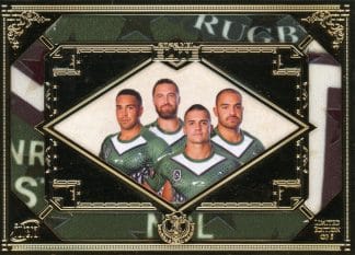 2022 NRL Elite Futera 1 Of 1 Replica Master Set #4 - MS01 Clark, Bromwich, Nikorima, Walker,
