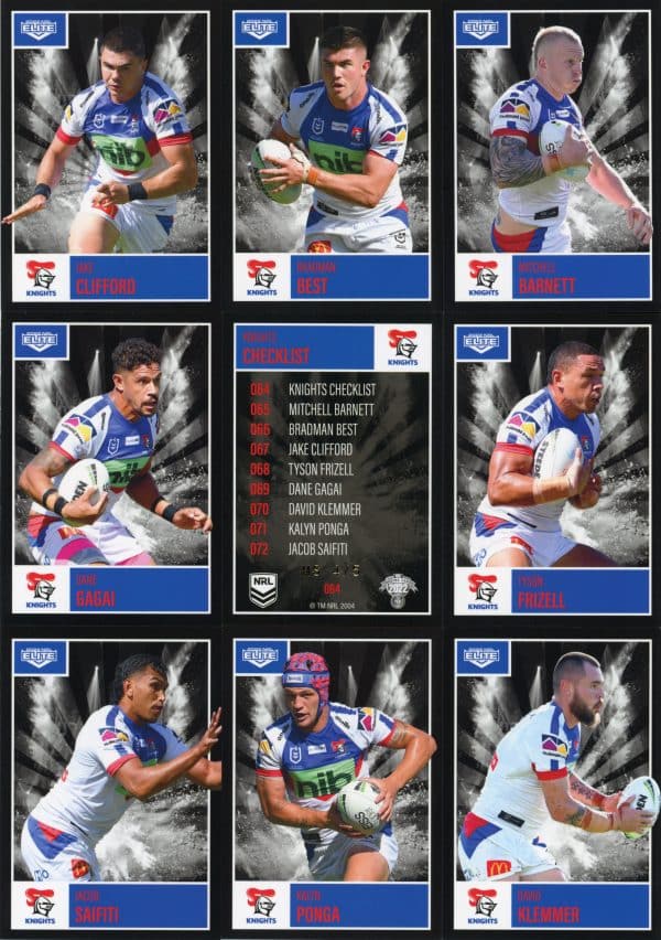 2022 NRL Elite Team Master Set #4 - Newcastle Knights - Image 2
