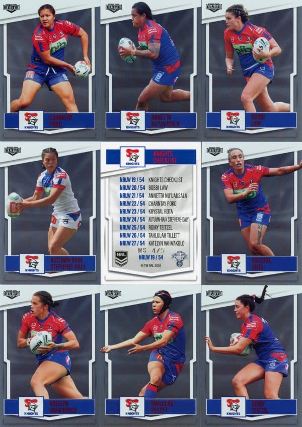 2022 NRL Elite Team Master Set #4 - Newcastle Knights - Image 5