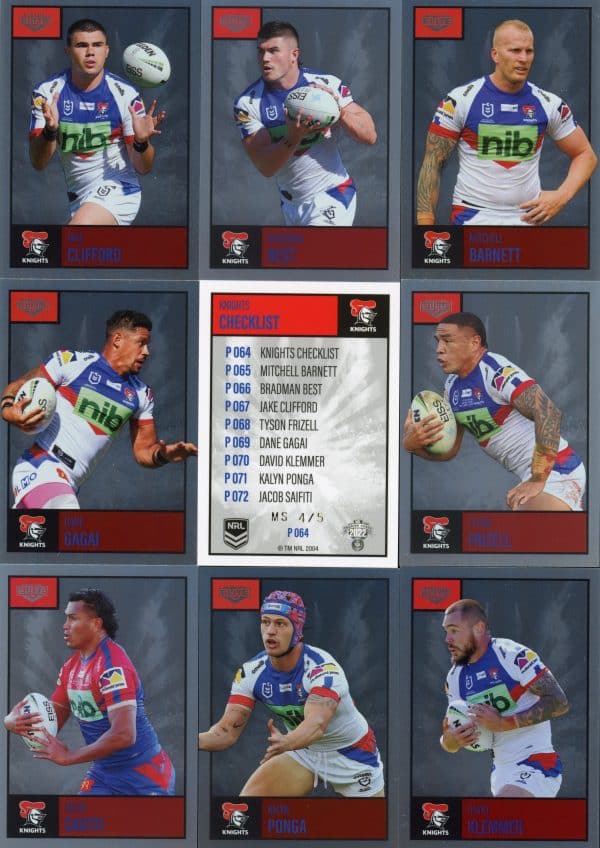 2022 NRL Elite Team Master Set #4 - Newcastle Knights - Image 3