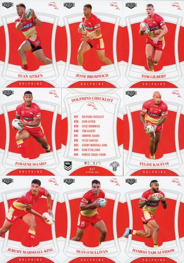 2023 NRL Elite Team Master Set #4 - Dolphins - Image 2