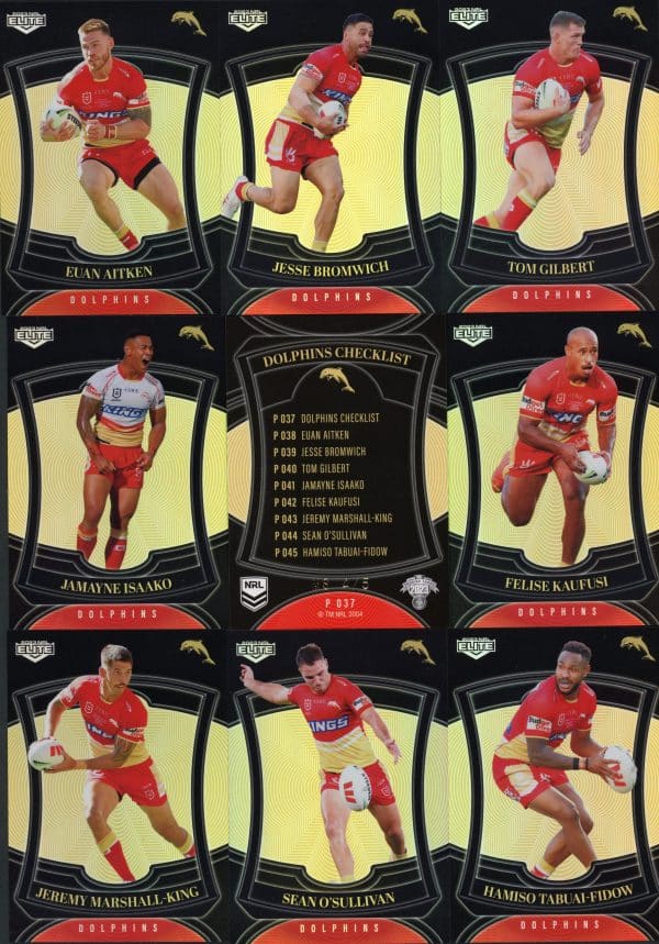 2023 NRL Elite Team Master Set #4 - Dolphins - Image 3