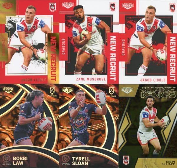 2023 NRL Elite Team Master Set #4 - St George Dragons - Image 4