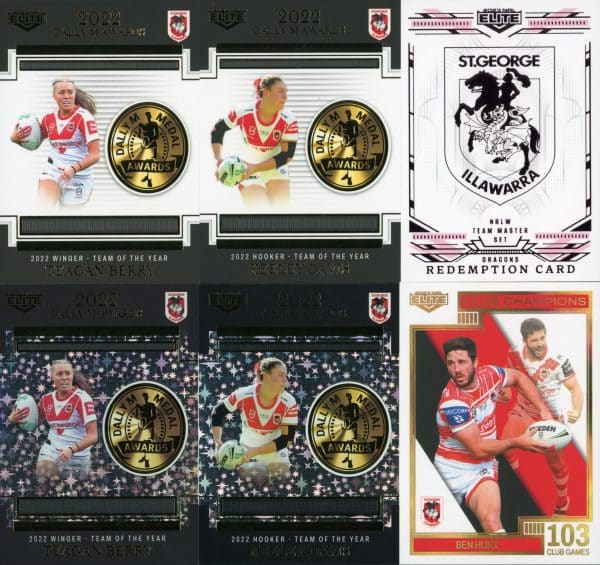 2023 NRL Elite Team Master Set #4 - St George Dragons - Image 6
