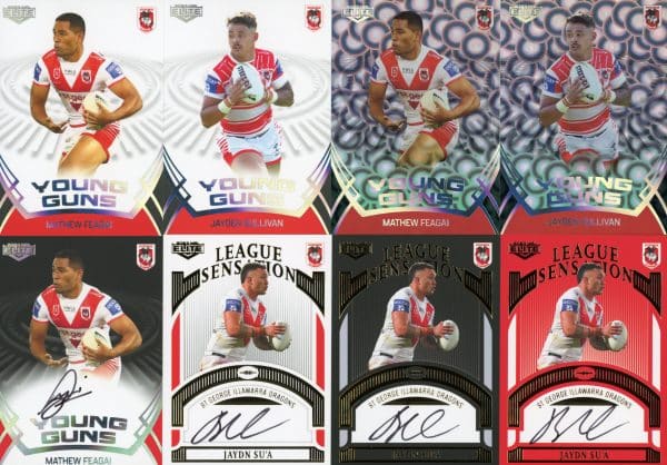 2023 NRL Elite Team Master Set #4 - St George Dragons - Image 7