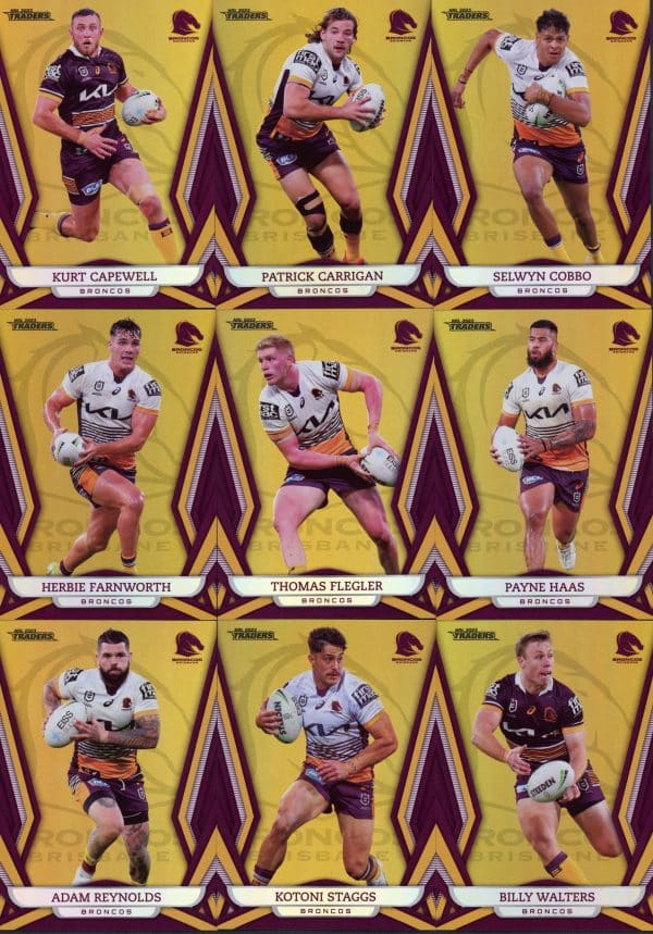 2023 NRL Traders Team Master Set #4 - Brisbane Broncos - Image 4