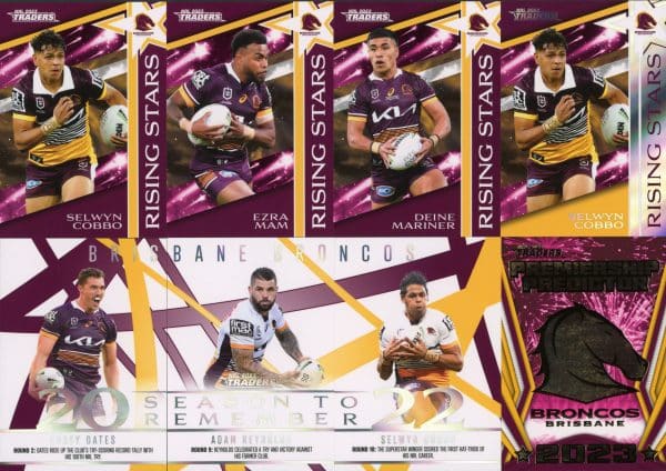 2023 NRL Traders Team Master Set #4 - Brisbane Broncos - Image 7