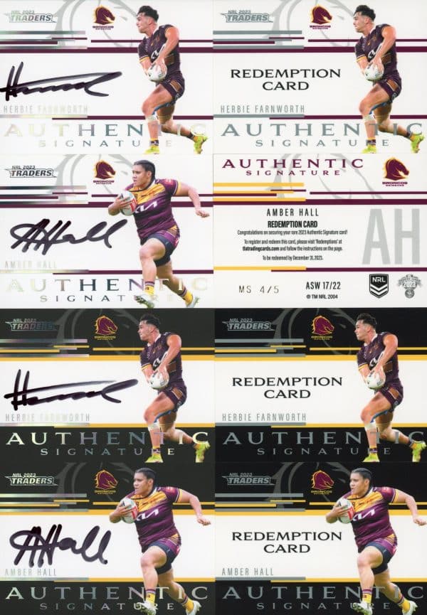 2023 NRL Traders Team Master Set #4 - Brisbane Broncos - Image 16