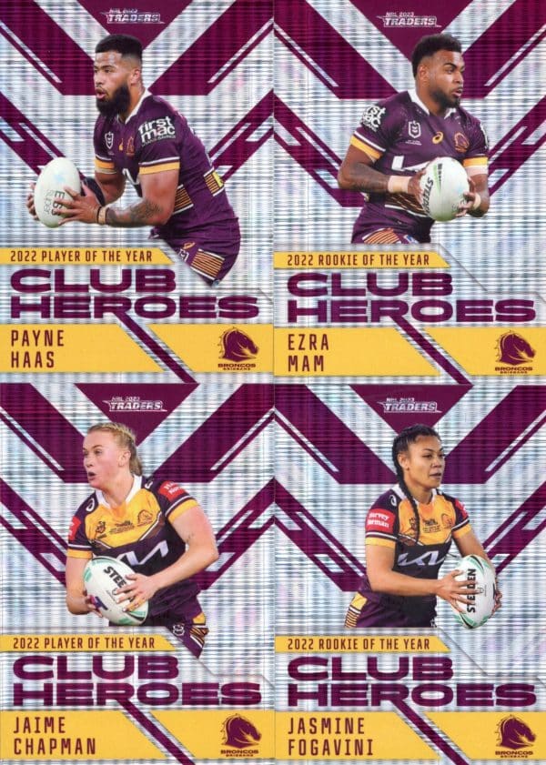 2023 NRL Traders Team Master Set #4 - Brisbane Broncos - Image 14