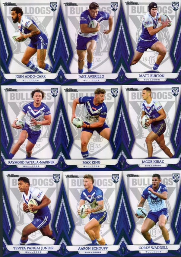 2023 NRL Traders Team Master Set #4 - Canterbury Bulldogs - Image 3