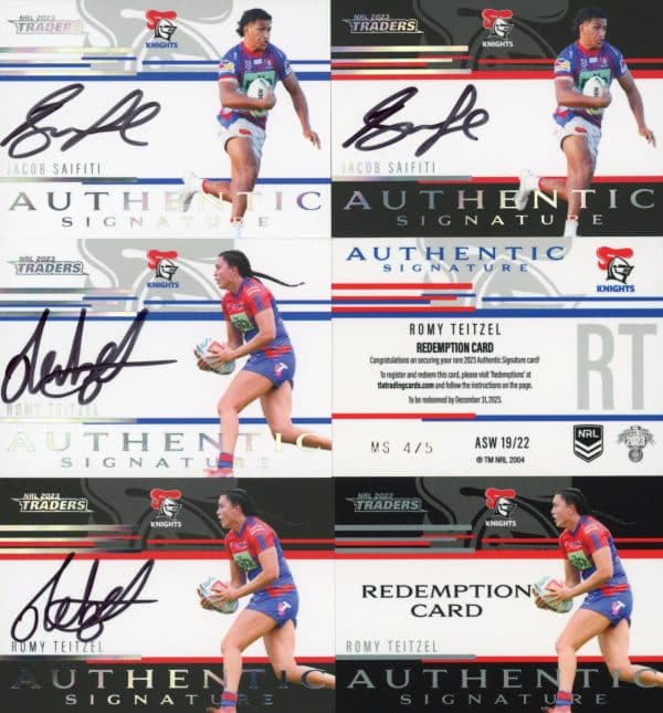 2023 NRL Traders Team Master Set #4 - Newcastle Knights - Image 16