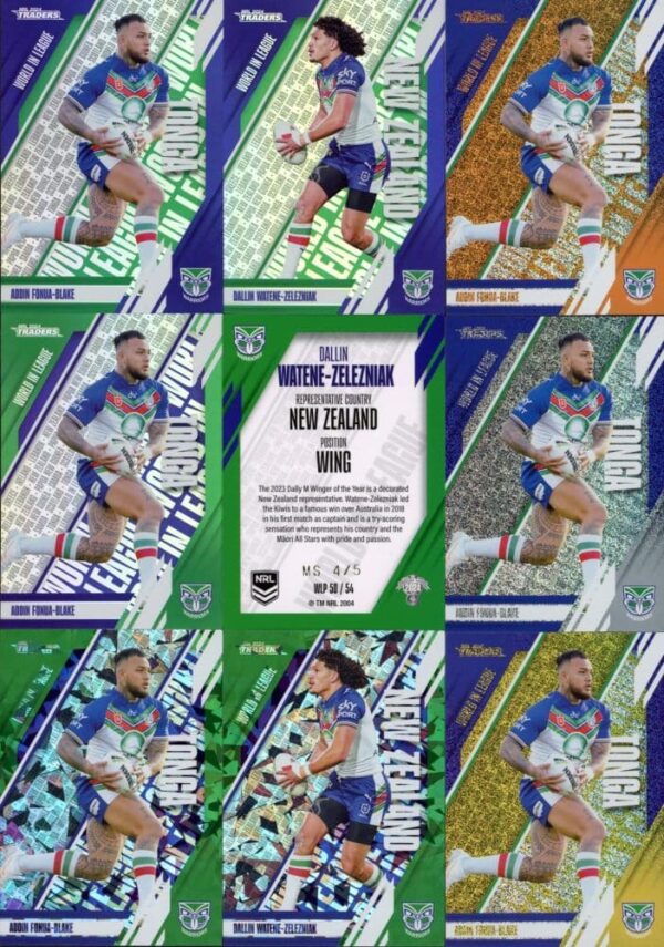 2024 NRL Traders Team Master Set #4 - Warriors - Image 7