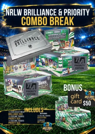 The NRL Trading Card Specialists 5 Break #554 - NRLW Brilliance & Priority Combo Break - Random Team