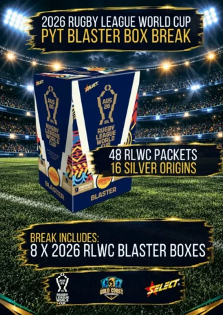 The NRL Trading Card Specialists 12 *Coming Soon* *Pre Sale Only* Break #564 - 2026 RLWC Blaster Box Break - PYT