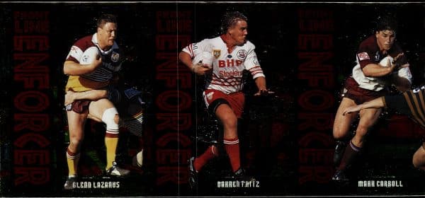 1995 Dynamic Series 2 - Frontline Enforcers FE01 - FE06 Uncut Sheets